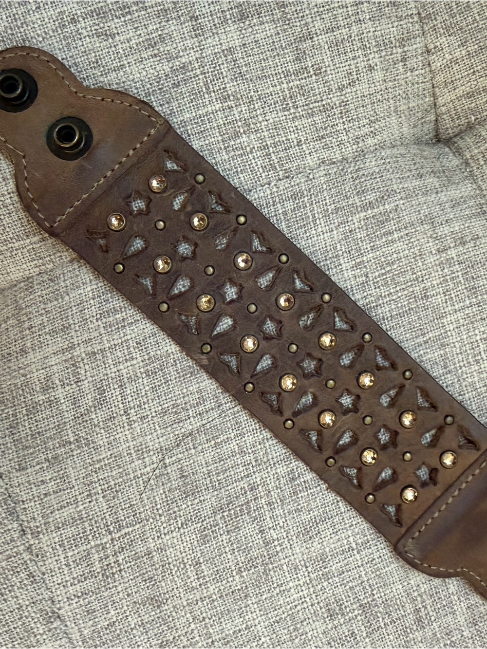 Leatherock Leather Studded Bracelet